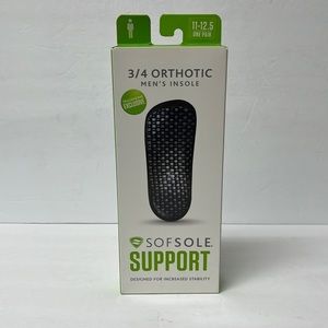 3/4 orthotic men’s insole